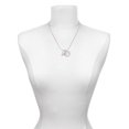 thumbnail image 3 of Delight Jewelry Silvertone Small Gelato Script Initial - B - To the World You are a Mother Locket Necklace, 3 of 4