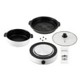 thumbnail image 4 of Hot Pot Multifunction Electric Skillet Non Stick Cooker Home Cook +Clear Lid NEW, 4 of 23