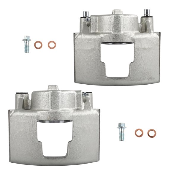 ECCPP 184348 184347 Front Left & Right Brake Caliper Assembly Fit For Chevy for C35,C3500,Express 2500,Express 3500,K3500,for Dodge for Ram 2500,Ram 3500,Ram 4000 [2PCS]