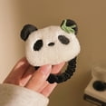 thumbnail image 3 of Hot Selling Women's Trendy Cute Panda Plush Claw Clip Women's Back of Head Hair Clip Cartoon Clip Hair Bun Shark Clip Hair Accessories Headwear Christmas Gift Party Favor, 3 of 8