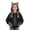 Grey, variant on Girls Skeleton Skull Sweatshirt Full Zip Long Sleeve Hoodie Jacket Ear Hood Outerwear Halloween Holiday Party Kids Coat