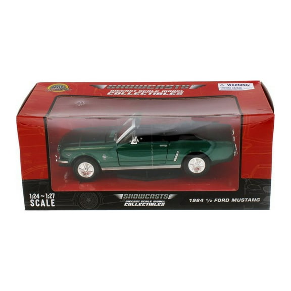 1964.5 Ford Mustang Convertible, Green - Showcasts 77212GN - 1/24 Scale Diecast Model Car