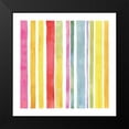 thumbnail image 2 of Troise Heidel, Theresa 15x15 Black Modern Framed Museum Art Print Titled - Stripes I, 2 of 5