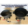 thumbnail image 5 of DIY Gateway Wax Melter for Candle Making + Stirring Spoon: Extra Large 17.5 LB Wax Capacity Electric Wax Melting Pot with Quick-Pour Spout & Free Ebook, 5 of 7