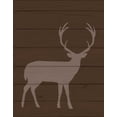 thumbnail image 2 of Robinson, Tamara 26x32 White Modern Wood Framed Museum Art Print Titled - Deer I, 2 of 4