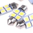 thumbnail image 4 of 10pcs 5050 31mm 4smd Led White Light Car Interior Dome Festoon Bulbs Dc12v, 4 of 5