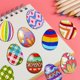thumbnail image 3 of Fiudx Ofertas flash del día Botones de madera de Pascua con huevos de colores para coser, tejer, ganchillo, bricolaje, 100 Uds., 3 of 7