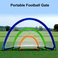 thumbnail image 1 of Meileang Outdoor Movable Soccer Goal Net Enhance Accuracy & Skills Improve Wear-Resistant Foldable Football Shot Mesh Free Kick Practice Football Target Net Goal Training Equipment for Kids Teens, 1 of 7