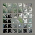 thumbnail image 4 of Línea de cintura autoadhesiva, pegatina de espejo 3D de 10x10cm, pegatinas de pared DIY para sala de estar, tira de borde de techo, decoración de pared de línea de esquina, 4 of 5