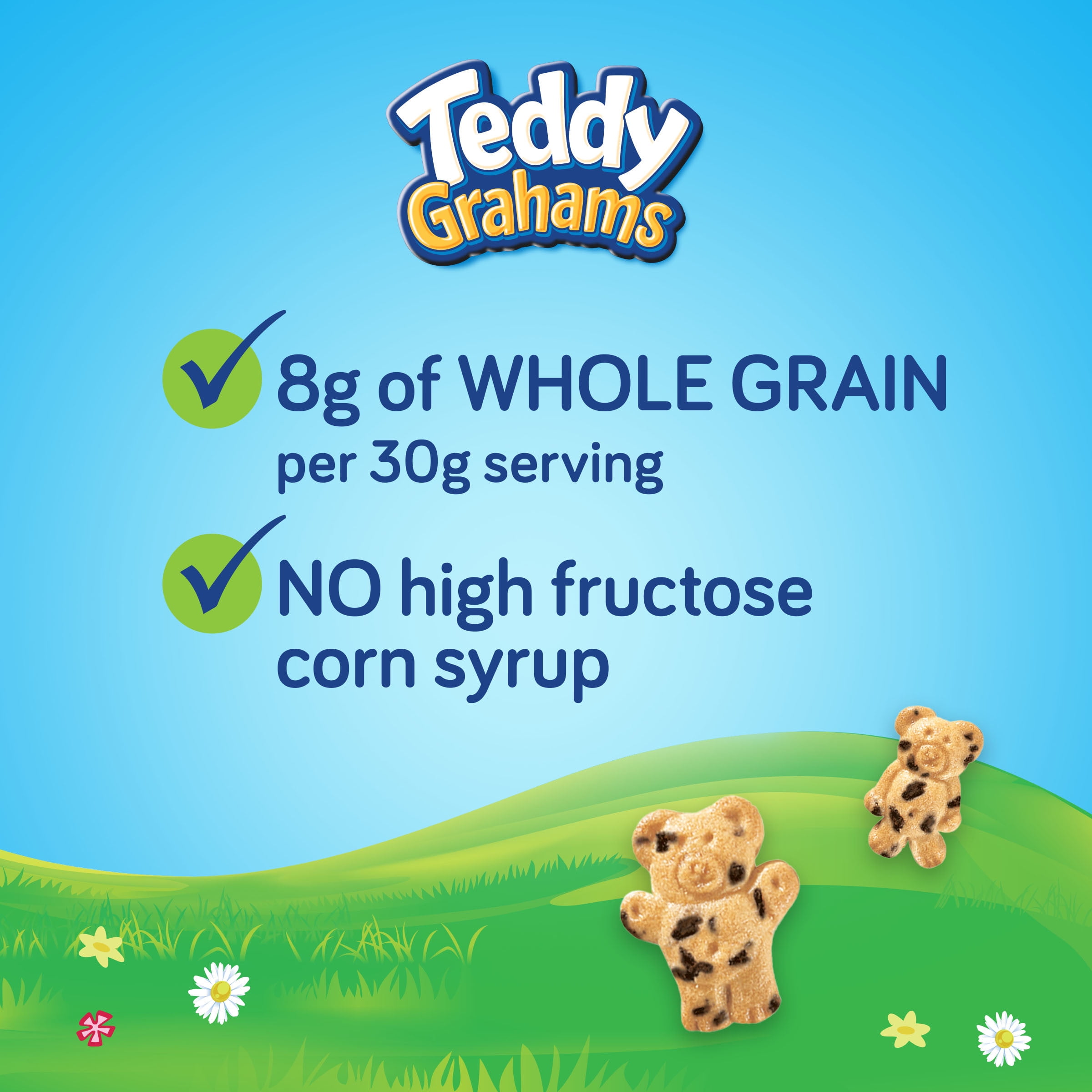 Buy Teddy Grahams Chocolatey Chip Graham Snacks, 10 oz Box Online at