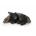 thumbnail image 2 of Hi-Line Gift Ltd. Black Bear Cubs Hiding Under Log Statue, 2 of 2