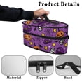 thumbnail image 5 of HELLHERO Handheld Garment Steamer Case Pumpkin Wizard Hat Travel Case Steamer Oganizer for Handheld Steams Iron, Case Only, 5 of 6
