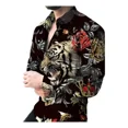 thumbnail image 1 of Nuevo Nuevo Camisa De Manga Larga Con Estampado De Tigre For, 1 of 2