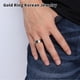thumbnail image 5 of Qarigey Anillo de acero para hombre y mujer, anillos personalizados, joyería, accesorio decorativo portátil para compromiso, fiesta, fiesta, Ropa, zapatos y accesorios Miscelánea Talla 11 de EE. UU., 5 of 6