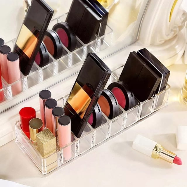 Soporte para paleta de maquillaje, soporte de acrílico transparente para maquillaje, organizador de maquillaje, soporte para paleta de sombras de ojos, probado profesionalmente