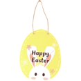 thumbnail image 1 of Colgante de Pascua farfi estampado transparente creativo novedad decoración conejo sólido colgante de madera de fiesta de cuerda de Pascua, 1 of 5