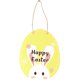 thumbnail image 1 of Colgante de Pascua Farfi con estampado transparente, novedad creativa, decoración de conejo sólido, cuerda de cáñamo de Pascua, colgante de madera para fiesta, 1 of 5
