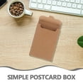 thumbnail image 3 of STRANDCHIC 50PCS Cardboard Card Storage Box Paper Mailers Light Brown Stylish For Home Organization, 3 of 8