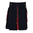 thumbnail image 3 of Men Scottish Festival Men Kilt Traditional Highland Dress Medieval Skirt Pocket, 3 of 14