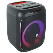 Rockville ROCKBOX PRO V2 6.5" 150w Portable LED Party Bluetooth Speaker Mic In