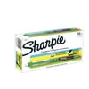 Sharpie Liquid Highlighters, Chisel Tip, Fluorescent Green, Box of 12