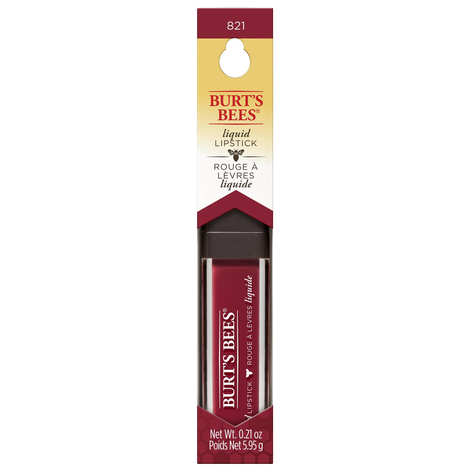 Burt's Bees 100% Natural Moisturizing Liquid Lipstick, Drenched Dahlia - 1 Tube