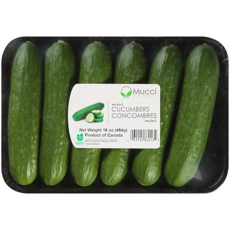 Mucci Farms Mini Cucumbers, 16 oz - Walmart.com