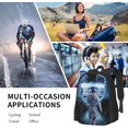 thumbnail image 5 of Soccer Player #7 Ronaldo Backpack 16.5 Inch For Daily Work Sport Outdoor Football Fans Laptop Bag-Style 19, 5 of 5