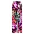 thumbnail image 5 of Demon Slayer Pajama Pants Long Sleep Pants Soft Elastic Waist PJ Bottoms Lounge Pants, 5 of 7