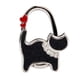 thumbnail image 1 of Jumpingount Colgador de bolsa de cuero con diamantes de imitación de aleación con forma de corazones dobles de dibujos animados, gancho para mochila, Ropa, zapatos y accesorios Miscelánea dos Jumpingount PS15554-02, 1 of 6