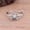 White, variant on Unisex Tortoise Design Ring 6mm Wide Zinc Alloy Fashion Wedding Bands For Men And Women Elegant Noodle Details