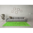 thumbnail image 3 of Ahgly Company Indoor Rectangle Oriental Green Industrial Area Rugs, 2' x 4', 3 of 4
