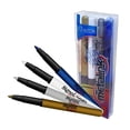 thumbnail image 1 of 4 Marcadores Plumones Metalicos Permanentes Punto Fino Azor Surtido, 1 of 3