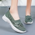 thumbnail image 2 of ibiyuan Orthopedic Walking Shoes for Women Arch Support Women's Walking Shoes Mesh Knitted Platform Non- Womens Shoes Sneakers Casual Hands Free Mary Jane Flats Soft Shoes, 2 of 8