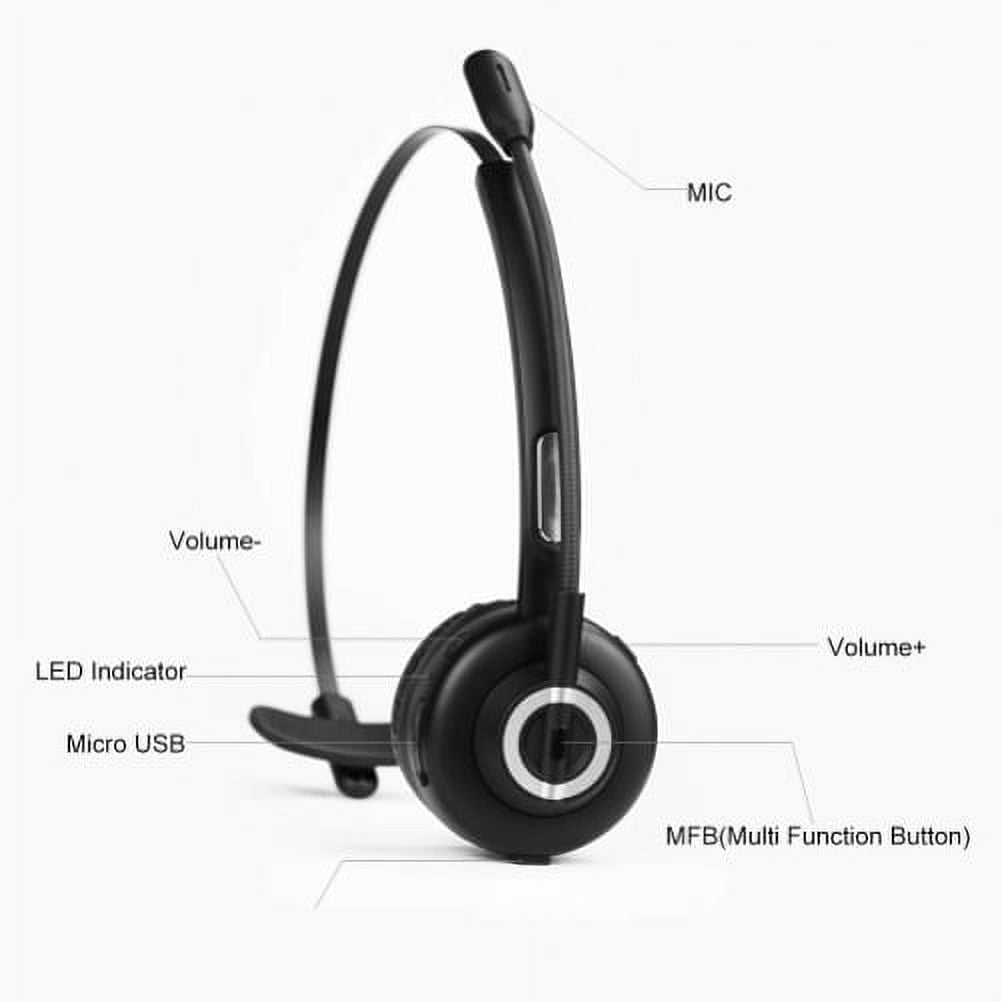 Wireless Headphone for iPhone 14/Pro/Max/Plus - Microphone Headset Bluetooth Earphone Hands-free Noise Isolation