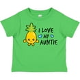 thumbnail image 3 of Inktastic I Love My Auntie with Pineapple Boys Toddler T-Shirt, 3 of 5