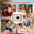 thumbnail image 2 of Jiibva Piggy Bank Safe for Adult with Password, Durable ABS Money Bank Coin Jar for Honeymoon Trips, Birthday Gifts, 2 of 7
