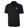 thumbnail image 2 of Men's Cutter & Buck Black Air Force Falcons Advantage Space Dye Tri-Blend Polo, 2 of 3