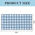 thumbnail image 3 of Blue White Plaid Fluorescent Light Covers, Gradient Geometric Buffalo Checkered Magnetic Light Covers for Ceiling Lights, Fluorescent Ceiling Shade Filters for Classroom Bedroom Office 4x2Ft x 3PCS, 3 of 8