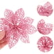 thumbnail image 2 of 10 piezas simuladas de Navidad flores artificiales de plástico flores decorativas para el árbol de Navidad (rosa), 2 of 5