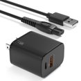thumbnail image 1 of Cargador BIYTC 5V con cable USB para afeitadora Philips Norelco, 1 of 6