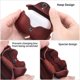 thumbnail image 3 of Crazy Horse Funda de Cuero Genuino para Auriculares Compatible con AirPods Pro, Estuche de Viaje para Auriculares de Cuero Suave y Duradero con Llavero, Azul, 3 of 5