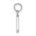thumbnail image 2 of Diamond2Deal 14K Pendentif Initiale Lettre m en Or Blanc pour Femmes, 2 of 6