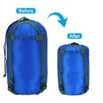 thumbnail image 4 of Uxcell Compression Stuff Sack, 20L Waterproof Sleeping Bag for Backpacking, Sky Blue, 4 of 6