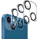 thumbnail image 1 of 【3 Pack】 Tempered Glass Camera Lens Protector for iPhone 13 6.1" & iPhone 13 Mini 5.4", Ultra HD, 9H Hardness, Anti-Scratch, Case Friendly, Easy to Install [No Affect on Night Shots], 1 of 5