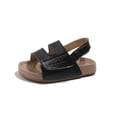thumbnail image 4 of Duqingm Sandals for Girls Baby Girls Sandals Summer Shoes Outdoor First Walker Toddler Girls Boys Shoes Black,6, 4 of 7
