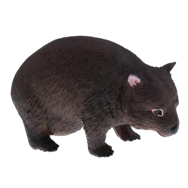 Animal realista modelo estatuilla Zulema ciencia naturaleza juguetes Wombat