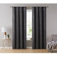 thumbnail image 2 of THD Maria Premium Soft Velvet Back Tab Rod Pocket Window Treatment Curtains for Bedroom & Living Room - Set of 2, 2 of 7