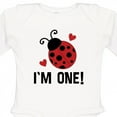 thumbnail image 4 of Inktastic 1st Birthday Ladybug 1 Year Old Girls Long Sleeve Baby Bodysuit, 4 of 5