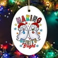 thumbnail image 6 of Making Spirits Bright Cute Ghost Duet Christmas Ornament, Ceramic Tree Decoration, 6 of 6